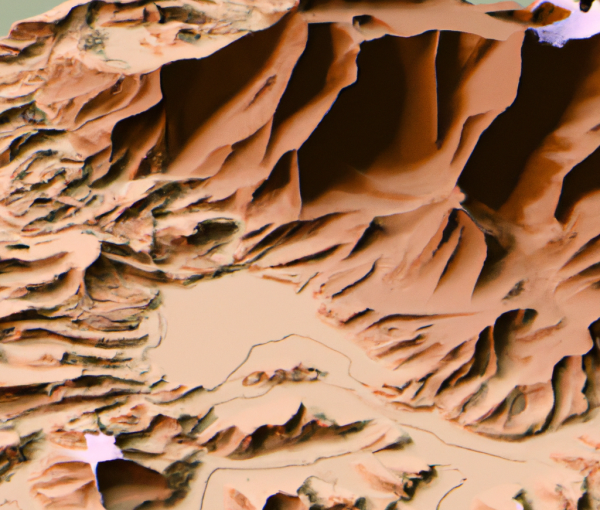 DALL·E 2023-02-22 12.39.57 - Create a topographical landscape with valleys and peaks